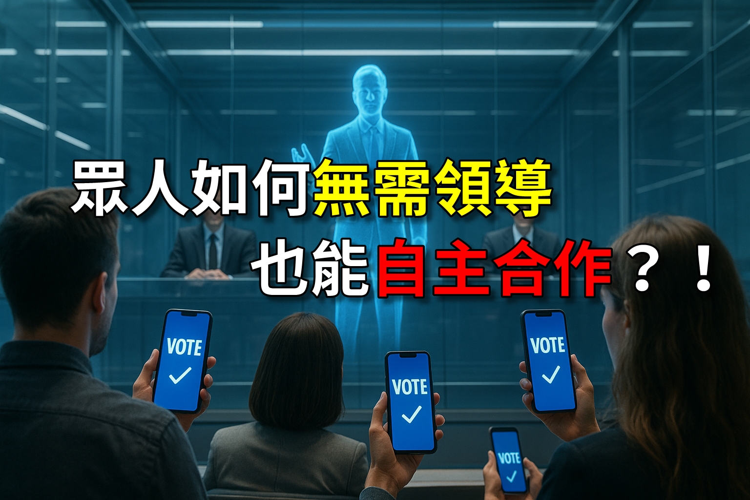 眾人如何無需領導，也能自主合作？！