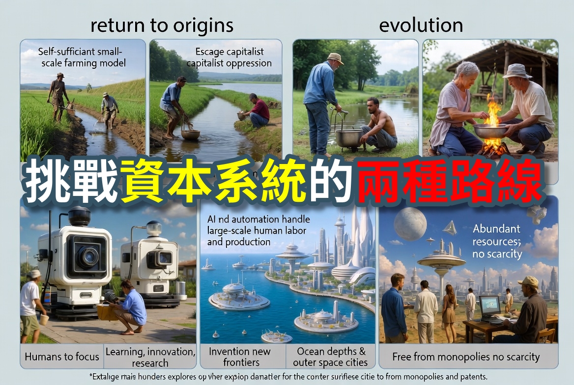 挑戰資本系統的兩種路線