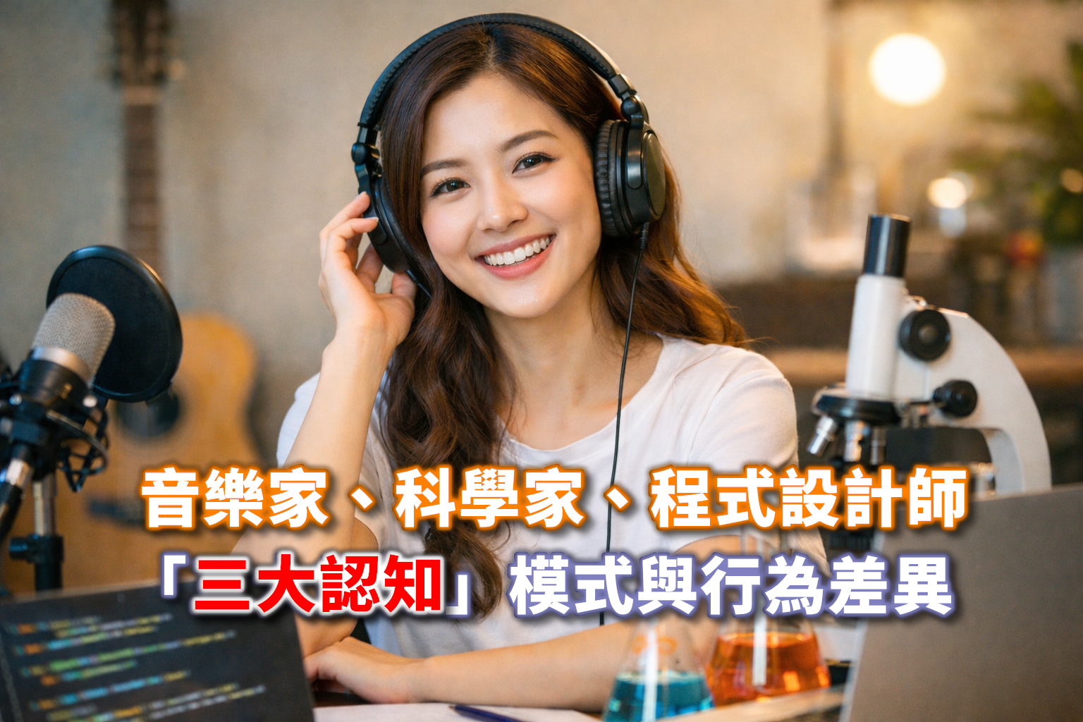 音樂家、科學家、程式設計師的三種認知差異