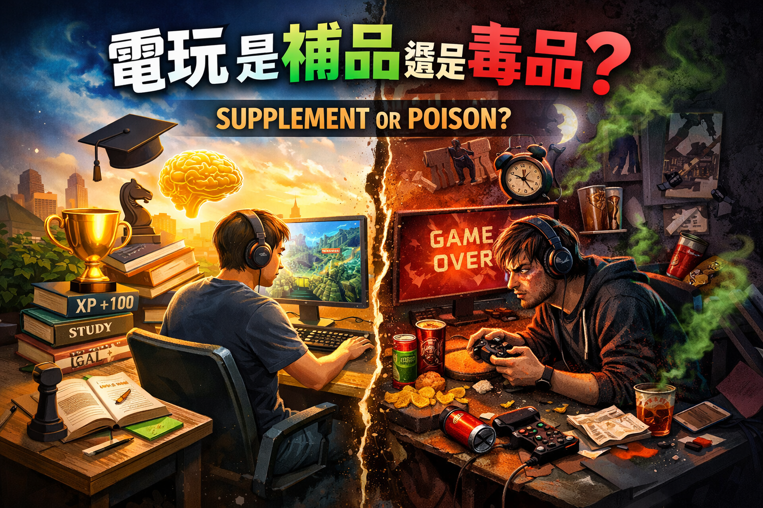 電玩是補品還是毒品 ？