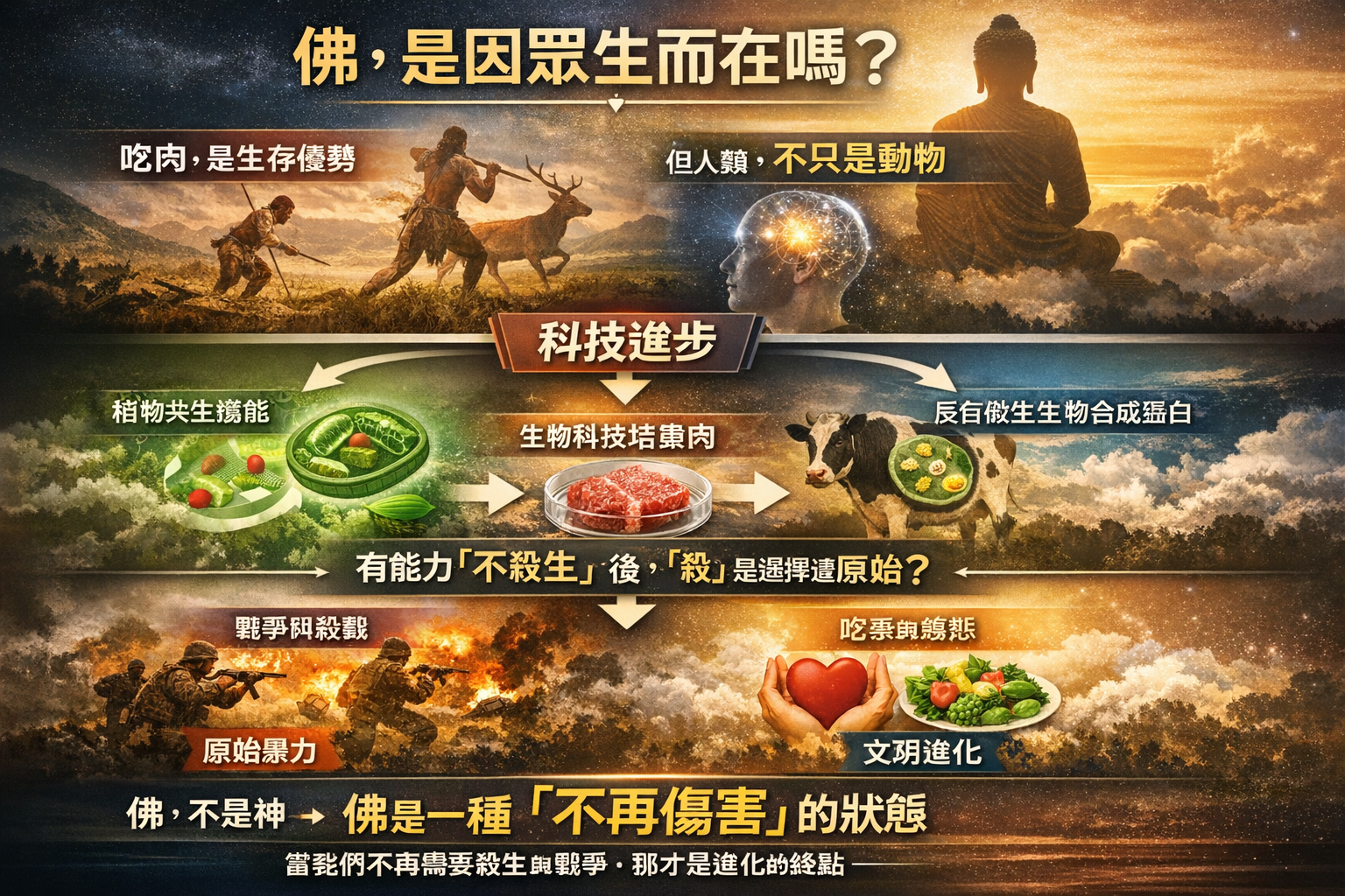 佛，真的存在嗎？還是我們還不夠進化？