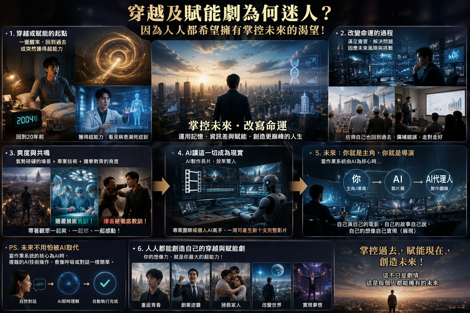穿越及賦能劇為何迷人？
