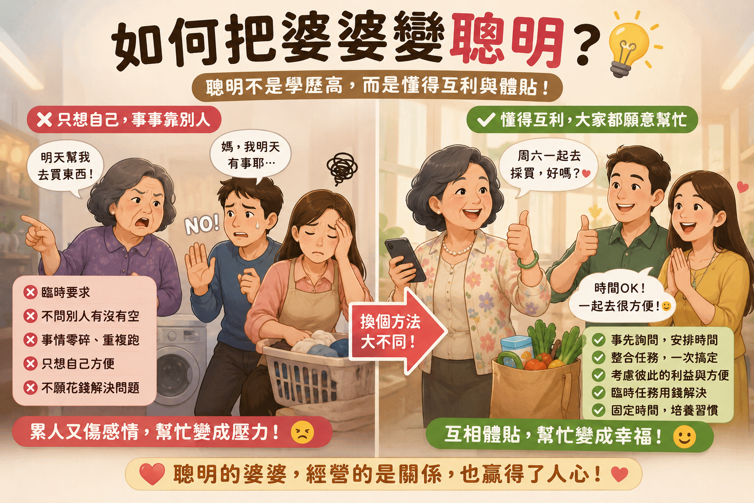 如何把婆婆變聰明！