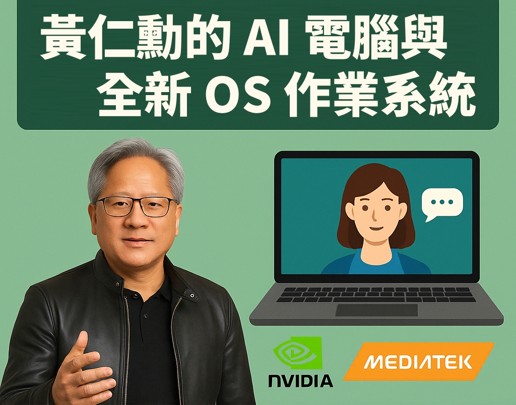 黃仁勳的 AI 電腦與全新OS作業系統